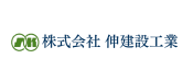 Logo of a Japanese company featuring green circular design and blue Japanese text characters.